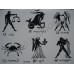 Временные татуировки в ассортименте Waterproof body tattoo stickers